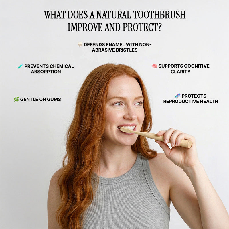 Natural Boar Bristle Toothbrush