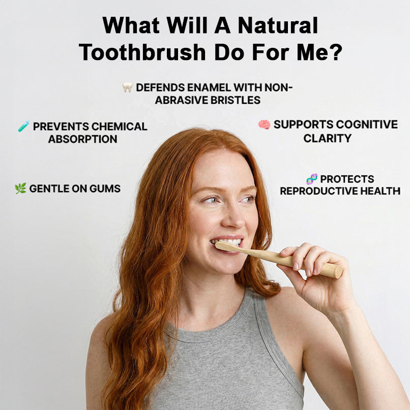 Natural Boar Bristle Toothbrush